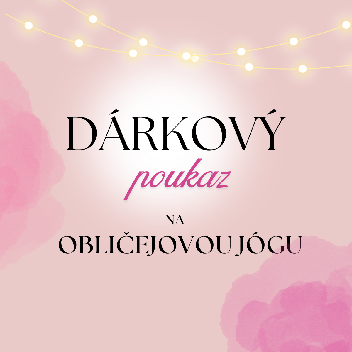 Dárkový poukaz na Obličejovou jógu